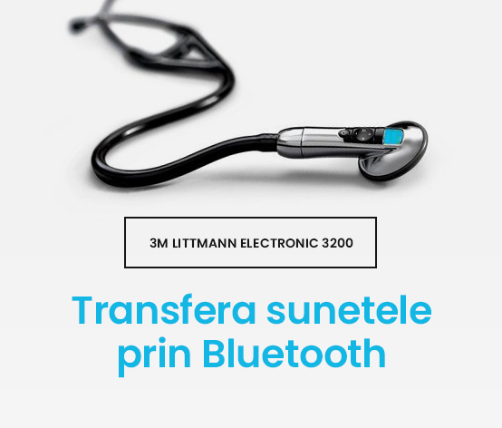 Stetoscop 3M Littmann Electronic 3200 cu Bluetooth